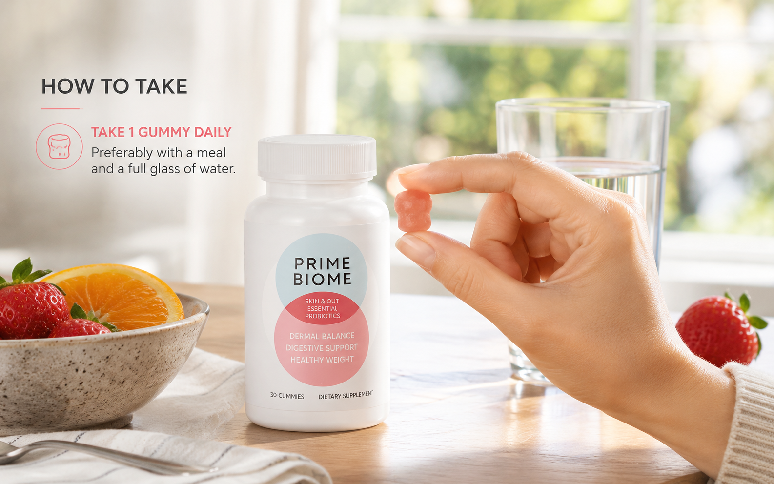 Morning routine with PrimeBiome