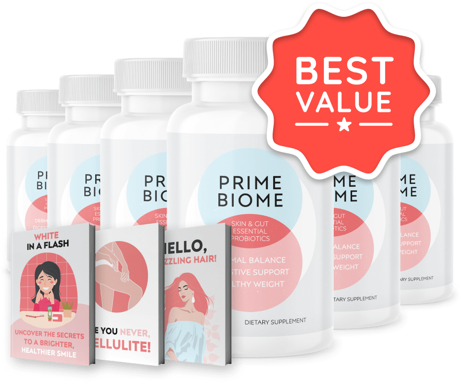 PrimeBiome 6 bottle pack
